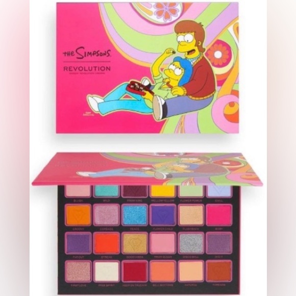 Revolution Makeup The Simpsons Summer Of Love Homer Marge Eyeshadow